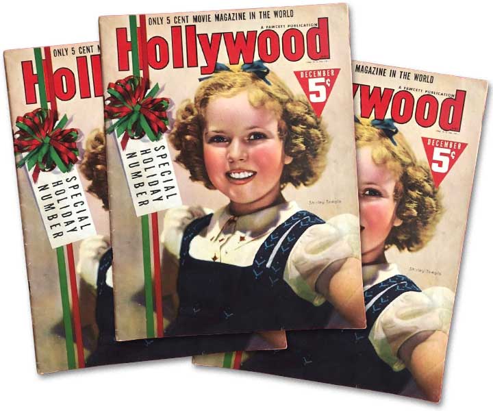 Early Dental Veneers Shirley Temple Hollywood Magazine December 1938 by Dr Pincus creator Hollywood Smile